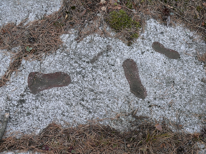 Gruppe von Fußsohlen, Översta, Västmanland